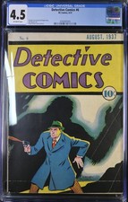 DETECTIVE COMICS #6 (1937) - CGC GRADE 4.5 - DC PLATINUM AGE CREIG FLESSEL