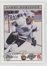 1990-91 Los Angeles Kings Smokey the Bear Larry Robinson #9 HOF 1i8
