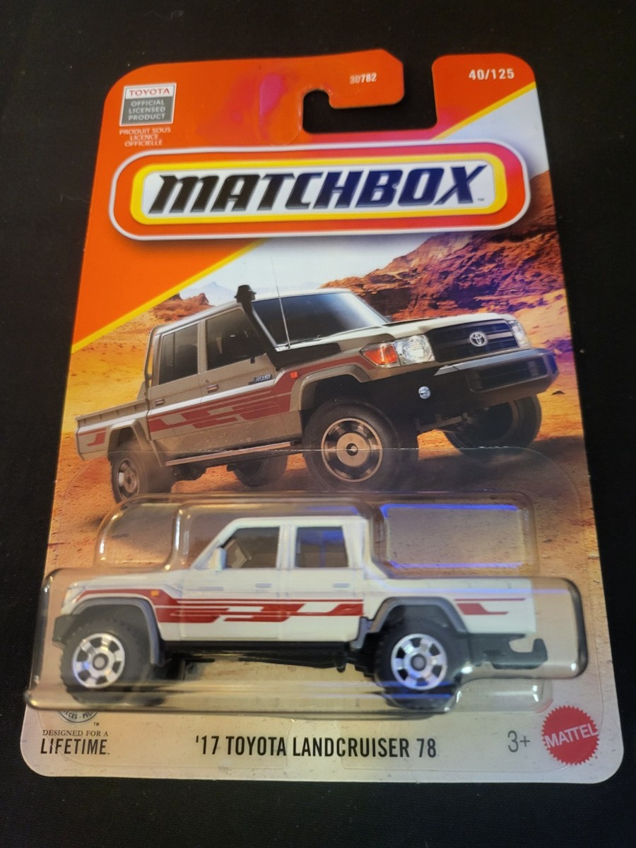 2026 MATCHBOX 40/125 '17 TOYOTA LANDCRUISER 78 WhiteNEAR MINT | eBay