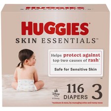 Huggies Skin Essentials Luxury Diapers - Size 3 - 116ct