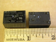 6 NAIS / Panasonic JZ-1aF-12V-TV Small Size 12V Power Relays 1 Form A 8A 125VAC
