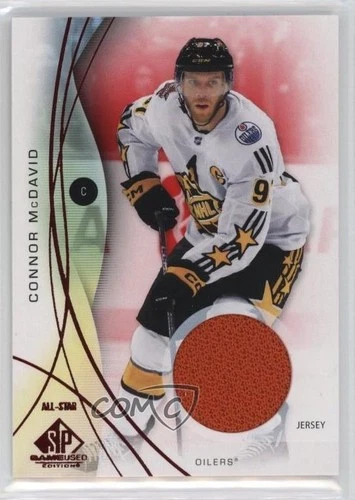2024-25 Upper Deck SP Game Used All-Stars Red Jersey Connor McDavid #154