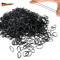 Hanyousheng Mini Haargummis, 1100 StüCk Kleine Haargummis, Mini Elastische Haarb