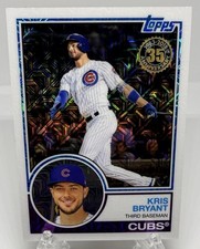 2018 Topps Silver Pack 1983 Chrome Mojo Refractor Kris Bryant #7 Chicago Cubs