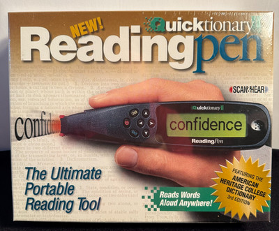 Wizcom Quicktionary  READING PEN 2 Portable Personal Reading Assistant w/ Case