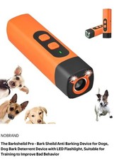 Anti Bark Device Ultrasonic Dog Control Stop Recharge Outdoor Indoor Deterrent