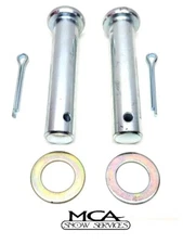 WESTERN FISHER SNOW PLOW (2) CLEVIS PIVOT BAR PIN KIT 1 X 4-3/4 49645