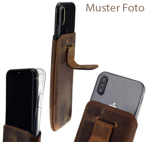 Exclusiva funda de cuero funda para móvil + funda de silicona para Huawei Mate 10 Lite - Imagen 5 de 17