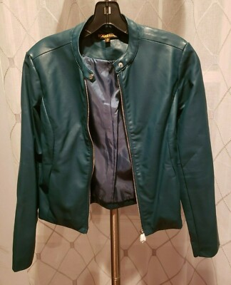 Faux leather jacket xs  pre-owned