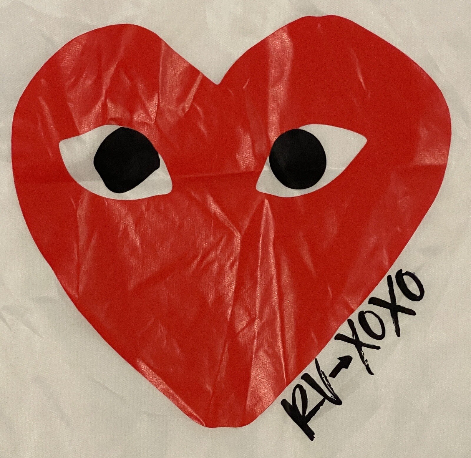 COMME des GARÇONS Heart Printed String Backpack B… - image 2