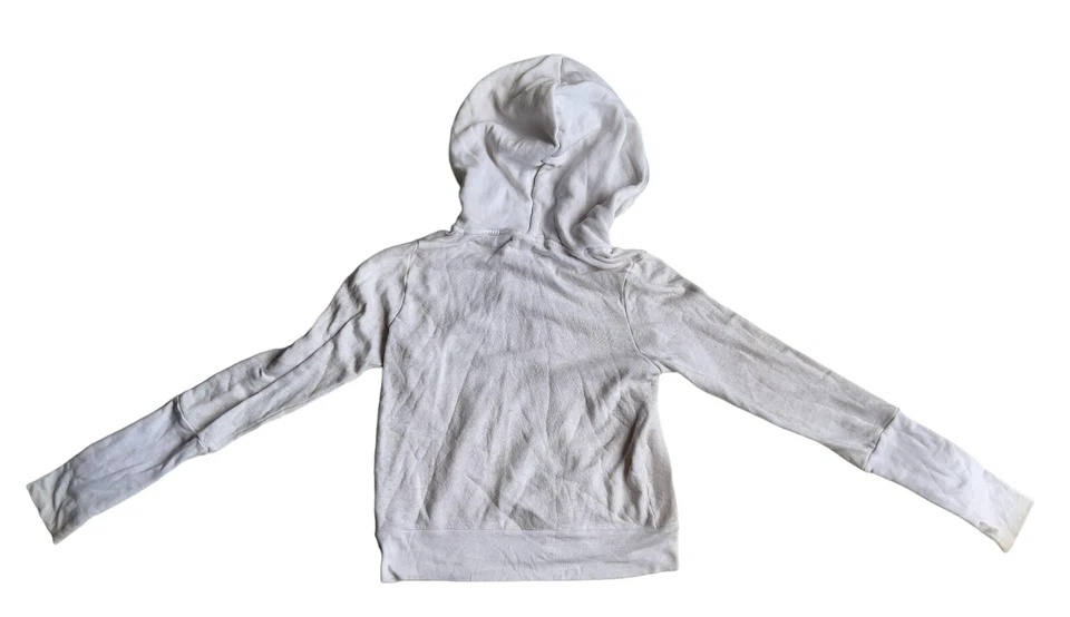 Sudadera con capucha de manga larga Rebel Yell para mujer talla mediana M mezcla de algodón logotipo blanco Foto 2 de 4