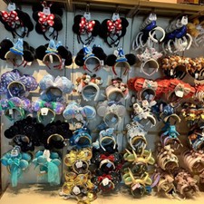 Disney Parks Loungefly Rapunzel Star Wars Mermaid Bow Minnie Mouse Ears Headband