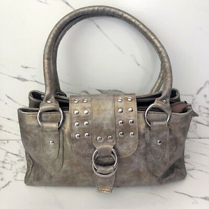 silver studded purse