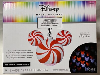 Disney Magic Holiday Mickey Mouse Motion Mosaic Hanging Projector SpotLight