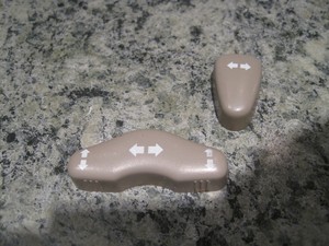 2006 Nissan Altima Driver Power Seat Control Knobs Buttons Tan Brown Ebay