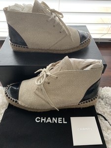 chanel high top espadrilles