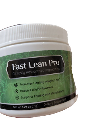 Fast Lean Pro, Weight Management Support Shake Powder , 30 Servings 1.79 OZ 51G