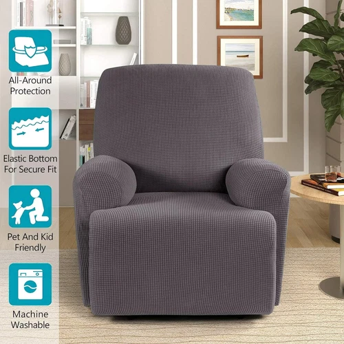 Elastischer Relaxsessel 1-Sitzer Sofa Bezug Schoner Liegesessel Bezug Schoner - Bild 4 von 56