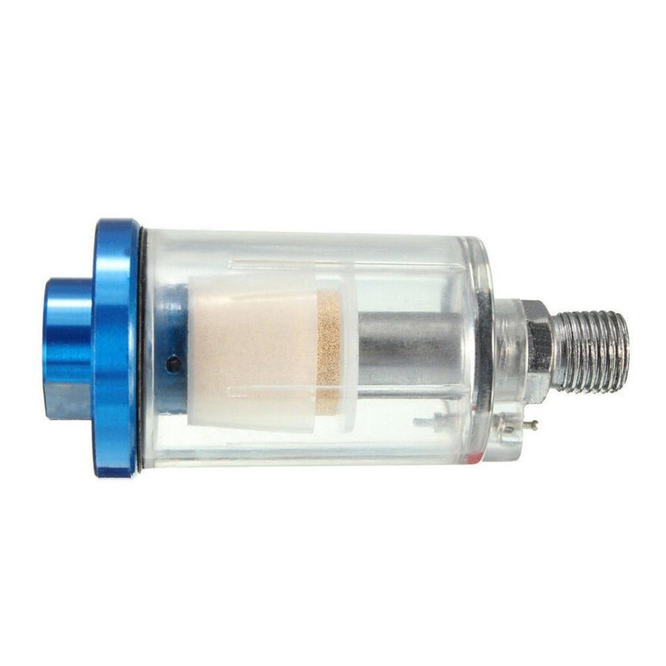 Spray Paint Gun 1/4" BSP Mini in Line Air Filter Moisture Water Trap