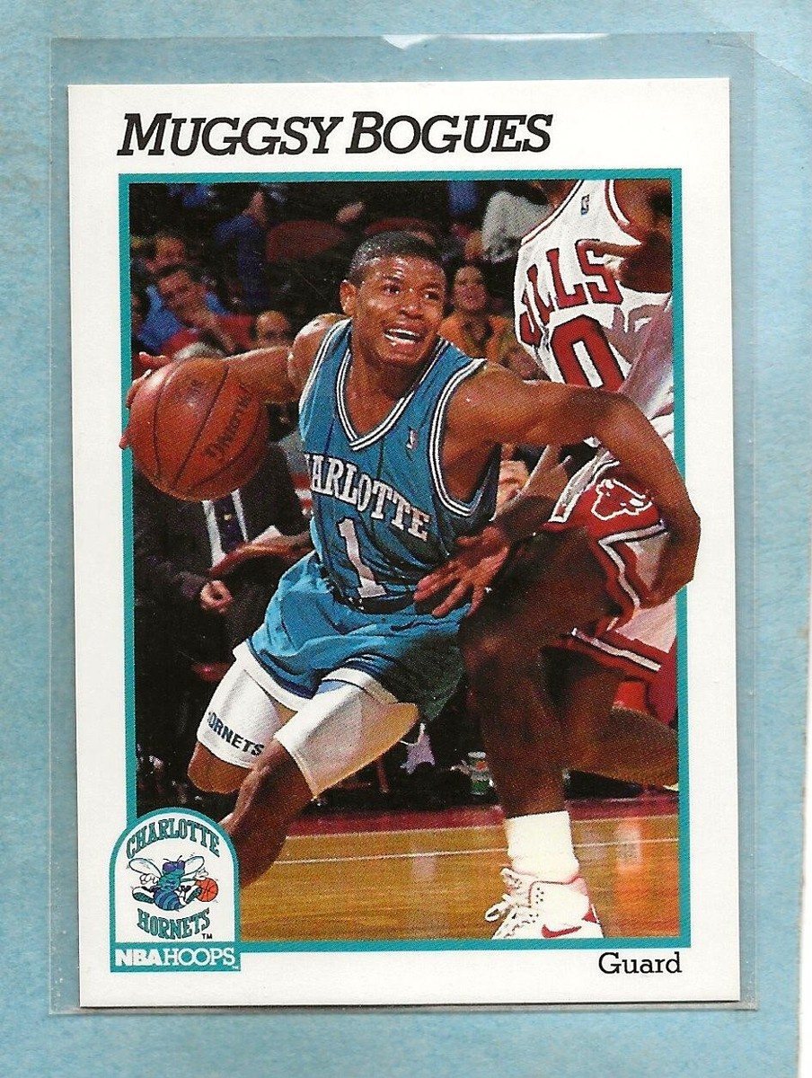 MUGGSY BOGUES - 1991-92 NBA Hoops - #18 - Hornets - $1 Shipping