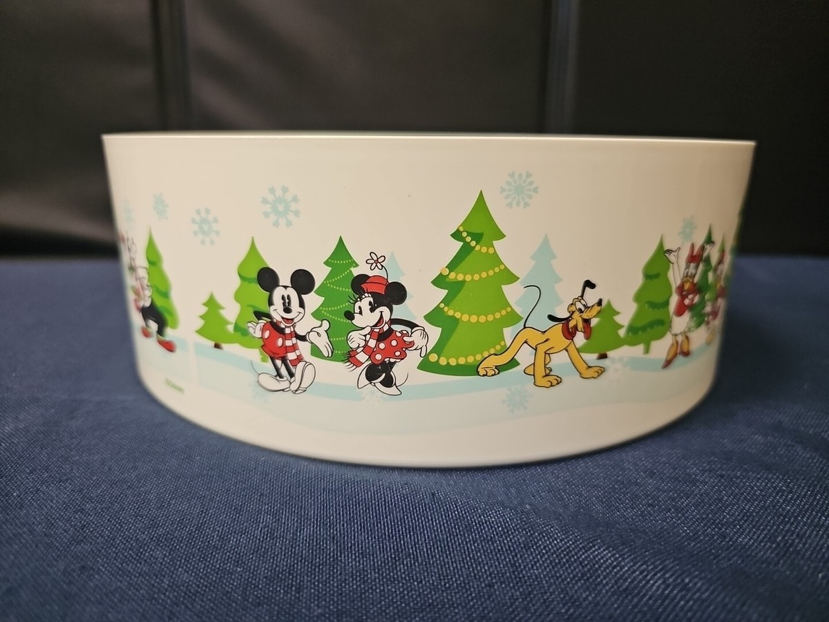 Disney Tupperware Holiday Christmas Container Mickey Minnie Goofy