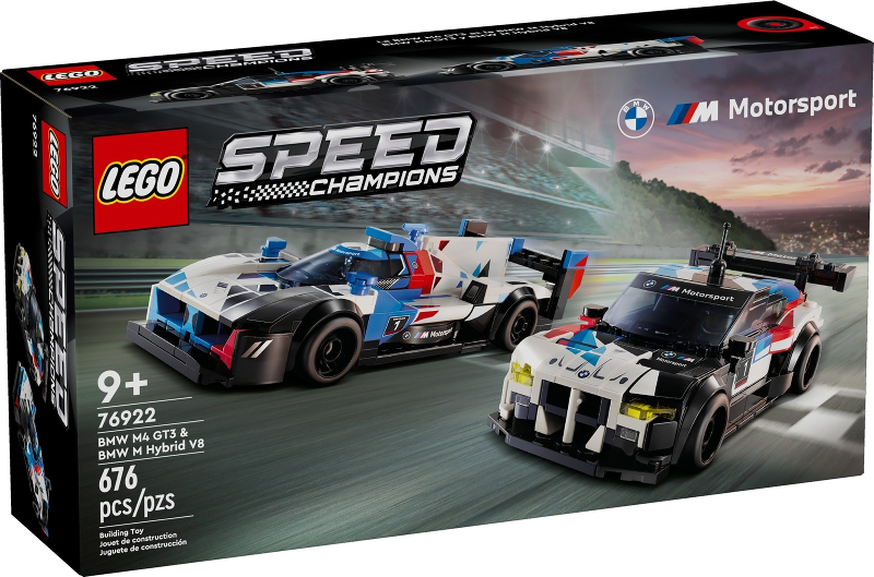 BMW M4 GT3 & BMW M Hybrid V8 76922 SPEED CHAMPIONS Minifigure