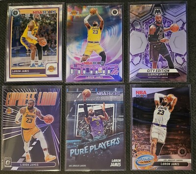 Lebron James Lot 6 Karten Mosaic Optic Hoops