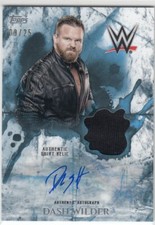 2018 Topps WWE Undisputed Autographed Relics Blue #URDW Dash Wilder 9/25
