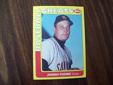 JOHNNY PODRES SAN DIEGO PADRES 1991 SWELL #73 MLB BASEBALL