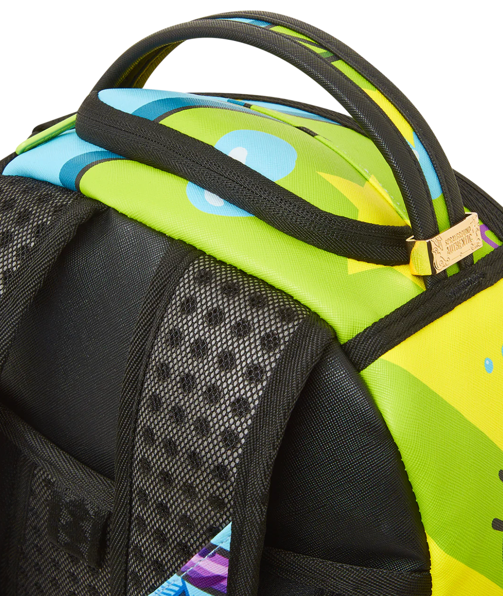 SPRAYGROUND SUPER WEIRD BACKPACK (DLXV) - Crazy Blue Green Shark