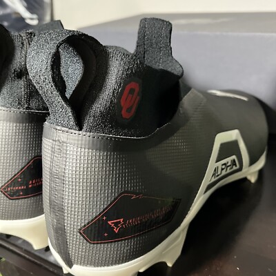 Jordan Oklahoma Sooner Football Cleats Mens 14 Alpha Menace  display picture 1