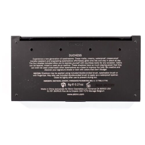 Skinn Dimitri James DON’T BUDGE Waterproof MATTE Cream Eyeshadows Duchess NIB - Picture 5 of 8
