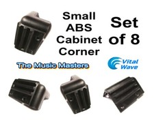 8X ABS Small Cabinet Corner Amp Rack Case DJ Home Speaker Box Bumper Protector