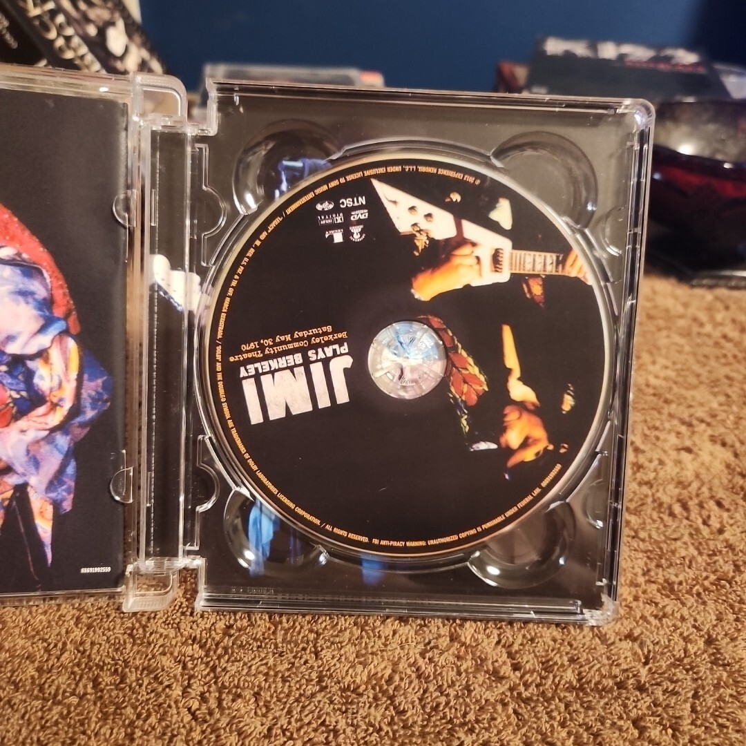 Jimi Hendrix Jewel Case DVD Jimi Plays Berkeley Community