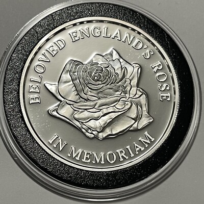 ☆ダイアナ妃メモリアル Silverproof memorial coin Rare Diana