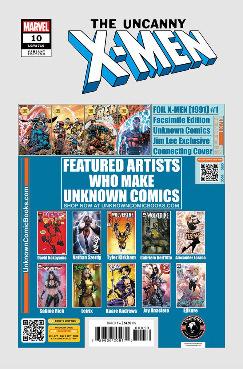 Uncanny X-Men #10 Unknown Comic David Nakayama Exclusive Var