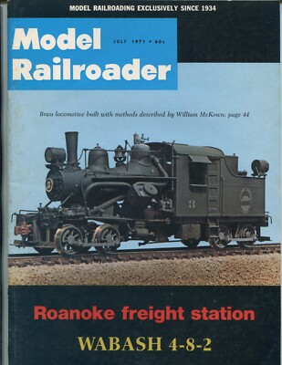 Vintage Model Railroader Magazine July, 1971  2-2