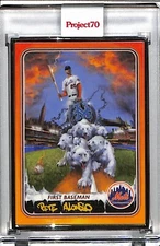 2021 TOPPS PROJECT 70 #415 PETE ALONSO BY CES P70 AP SILVER FRAME 50/51