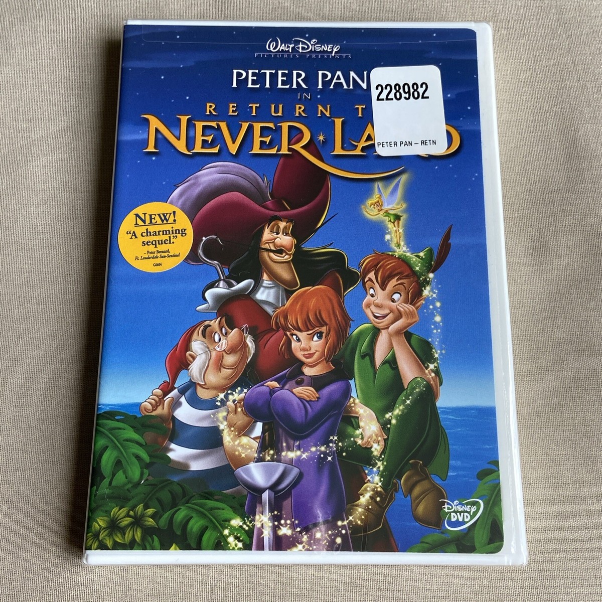 Peter Pan (2) Return to Never Land (DVD 2002 NEW) Sequel Jane