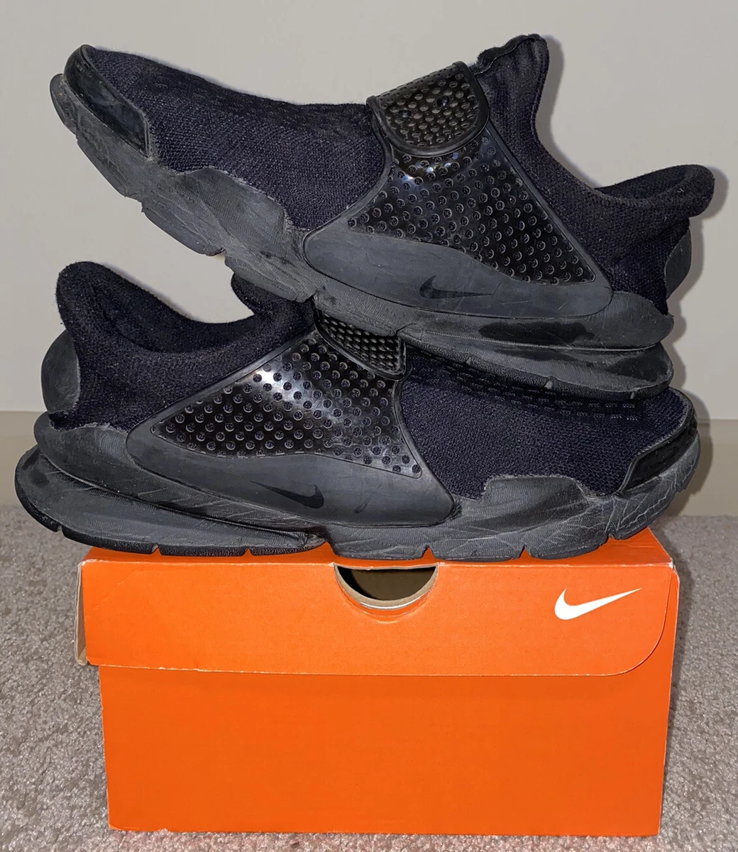 Site line sirene spiller Nike Sock Dart Triple Black 11 Volt 819686-001 Low Strap Athletic Laceless  1 2 3 | eBay