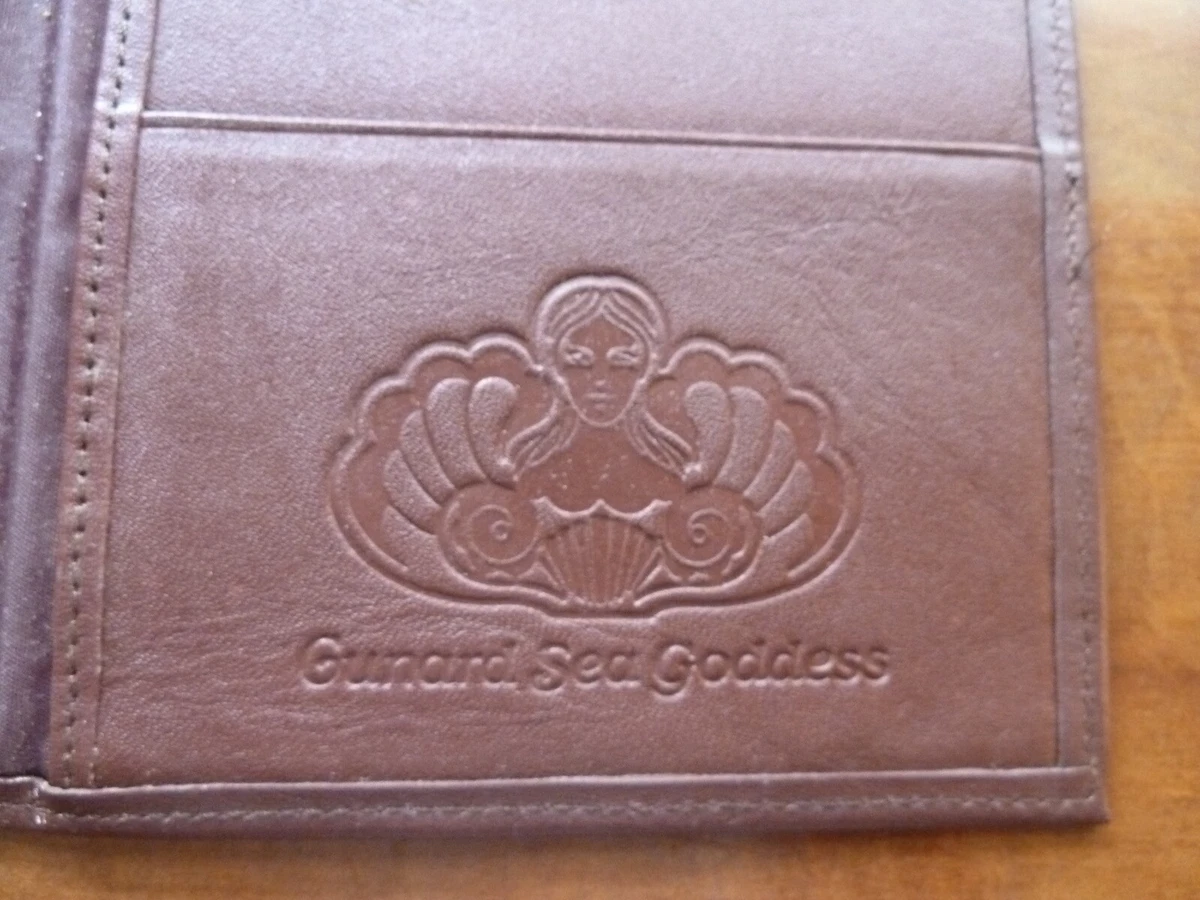 VINTAGE CUNARD SEA GODDESS Travel Document Wallet | eBay