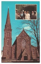 Newport Rhode Island c1953 St. Mary's Church, Sen. Kennedy & Jacqueline Bouvier