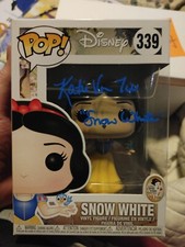 Katie Von Till Autographed Snow White Funko Pop #1019 Beckett Auth. Disney minty