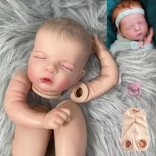 Reborn Baby Doll Kit Already Painted Newborn DIY Sleeping 20inch 3D Gift Toy New
