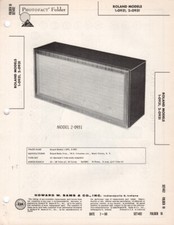 Roland- Model 1-0931/2-0931 - Amplifier - Original Service Manual - 1960