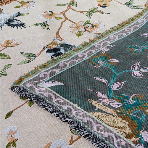 Tapestry Sun Woven Throw Blanket Celestial Moon Stars Reversible Area Rug Fringe - Picture 71 of 72