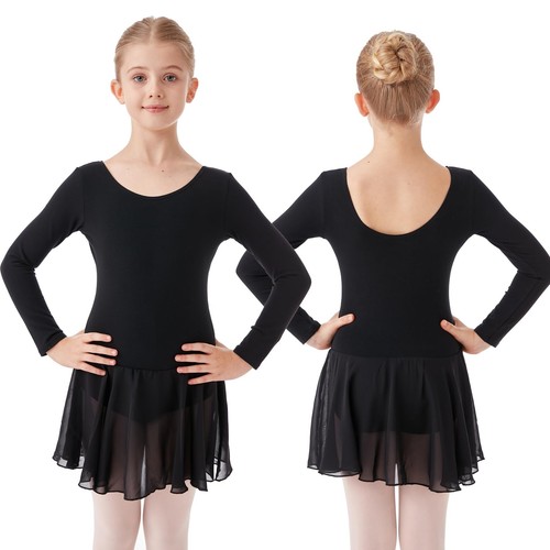 Girls' Ballet Dress Leotards Ballerina Dance Dress Ballet Leotards with Skirt... - Picture 3 of 9