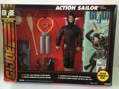 GI Joe 30th Anniversary Action Sailor Navy Frogman (New with Damage) - Picture 1 of 7