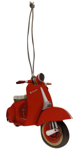 Red Vespa Scooter Christmas Tree Decoration - Scooter Tree Decorations MS11-D - Picture 1 of 4