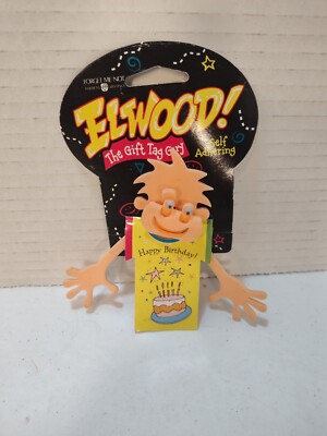 American Greeting Elwood 3D Gift Tag Guy Google Eyes Birthday 
